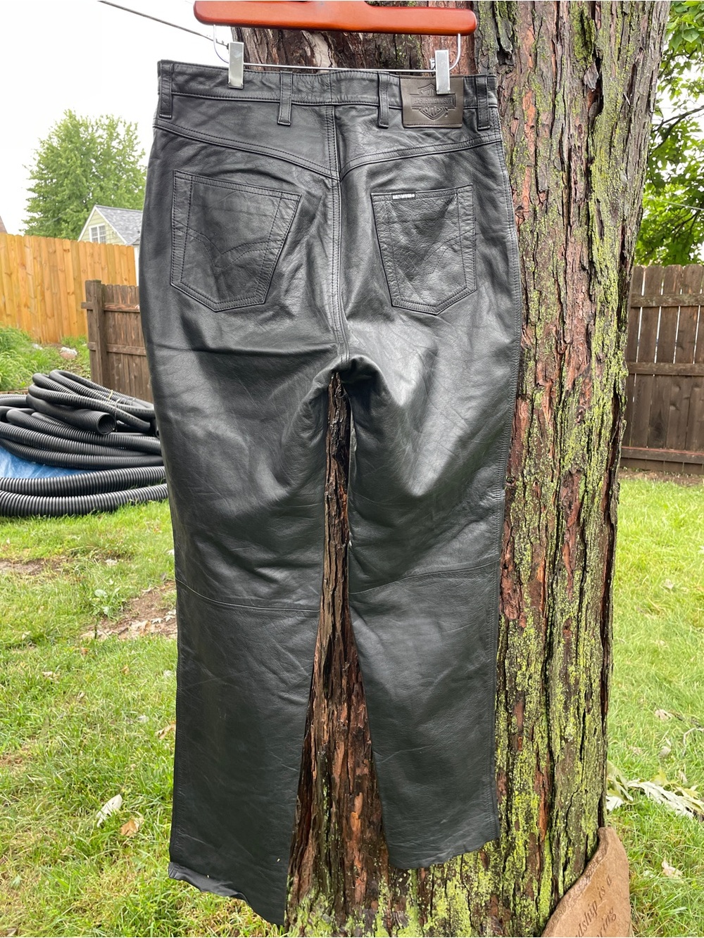 Harley-Davidson Genuine Leather Riding Pants - Picture 3 of 8